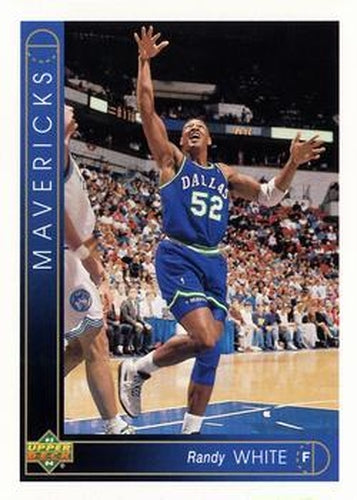 #14 Randy White - Dallas Mavericks - 1993-94 Upper Deck Basketball