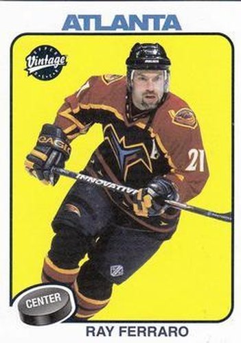 #14 Ray Ferraro - Atlanta Thrashers - 2001-02 Upper Deck Vintage Hockey