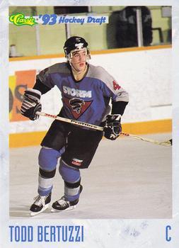 #14 Todd Bertuzzi - Guelph Storm - 1993 Classic '93 Hockey Draft Hockey