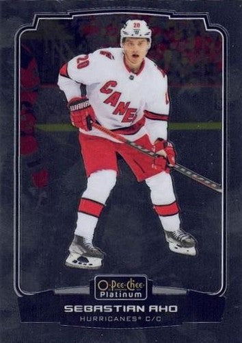 #14 Sebastian Aho - Carolina Hurricanes - 2022-23 O-Pee-Chee Platinum Hockey