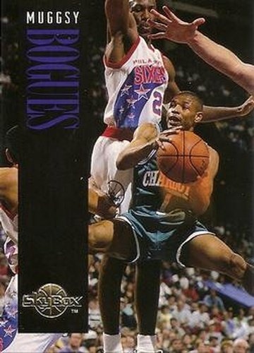 #14 Muggsy Bogues - Charlotte Hornets - 1994-95 SkyBox Premium Basketball