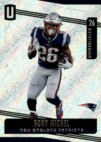 #14 Sony Michel - New England Patriots - 2019 Panini Unparalleled Football