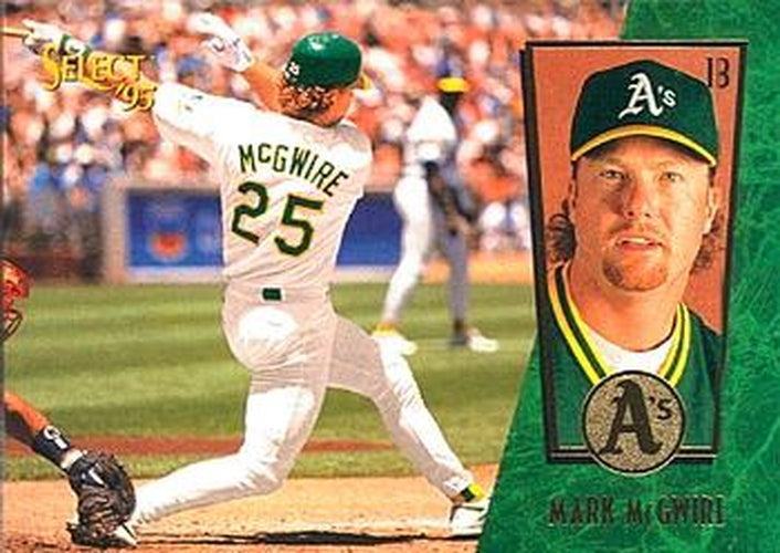 #14 Mark McGwire - Oakland Athletics - 1995 Select Baseball
