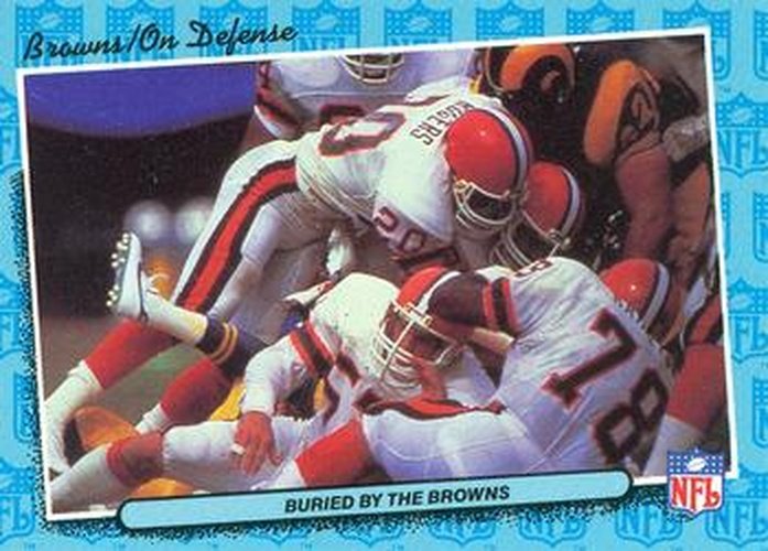 #14 Buried by the Browns Defense - Cleveland Browns - 1986 Fleer Team Action Football