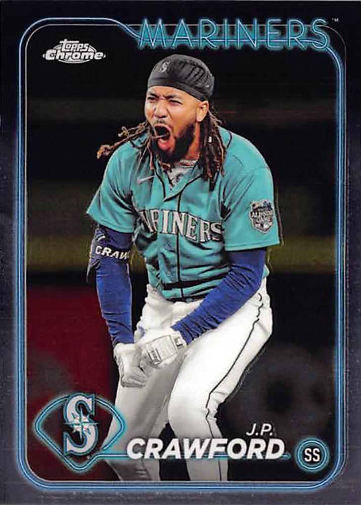 #14 J.P. Crawford - Seattle Mariners - 2024 Topps Chrome Baseball