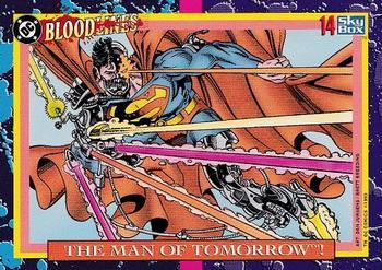 #14 The Man of Tomorrow! - 1993 SkyBox DC Comics Bloodlines