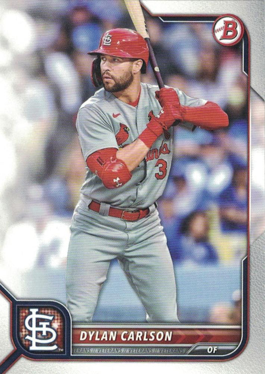 #14 Dylan Carlson - St. Louis Cardinals - 2022 Bowman Baseball