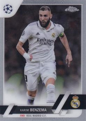#14 Karim Benzema - Real Madrid CF - 2022-23 Topps Chrome UEFA Club Competitions Soccer