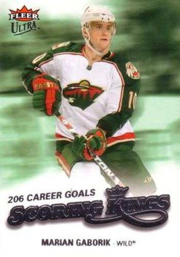 #SK14 Marian Gaborik - Minnesota Wild - 2008-09 Ultra - Scoring Kings Hockey