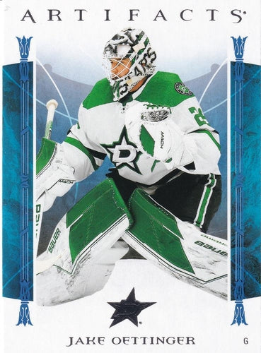 #14 Jake Oettinger - Dallas Stars - 2022-23 Upper Deck Artifacts Hockey