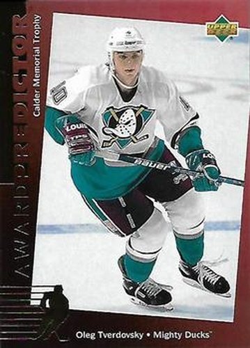 #C14 Oleg Tverdovsky - Anaheim Mighty Ducks - 1994-95 Upper Deck - Predictors Canadian Gold Exchange Hockey