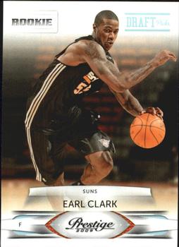 #164 Earl Clark - Phoenix Suns - 2009-10 Panini Prestige - Draft Picks Light Blue Basketball