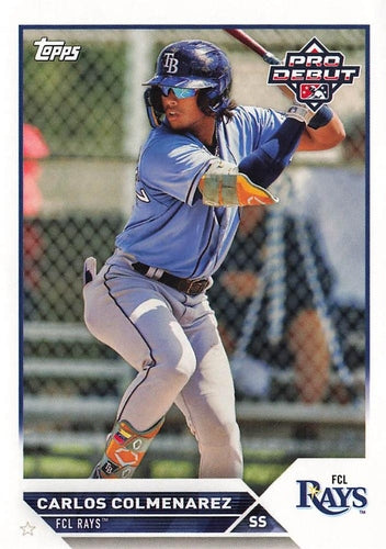 #PD-14 Carlos Colmenarez - FCL Rays - 2023 Topps Pro Debut Baseball