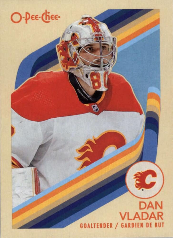 #150 Dan Vladar - Calgary Flames - 2023-24 O-Pee-Chee - Retro Hockey