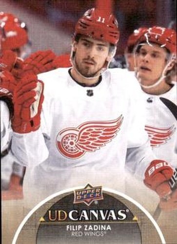 #C150 Filip Zadina - Detroit Red Wings - 2021-22 Upper Deck - UD Canvas Hockey