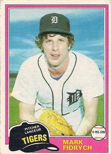 #150 Mark Fidrych - Detroit Tigers - 1981 O-Pee-Chee - Gray Back Baseball