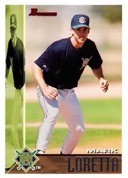 #150 Mark Loretta - Milwaukee Brewers - 1995 Bowman Baseball