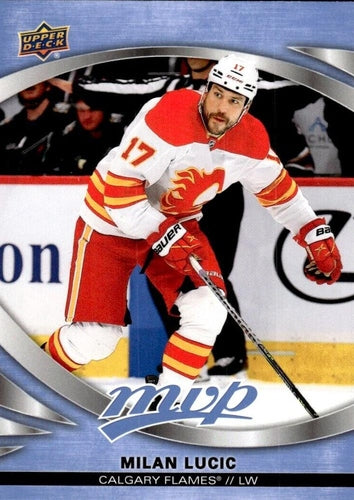 #150 Milan Lucic - Calgary Flames - 2023-24 Upper Deck MVP - Ice Battles Hockey