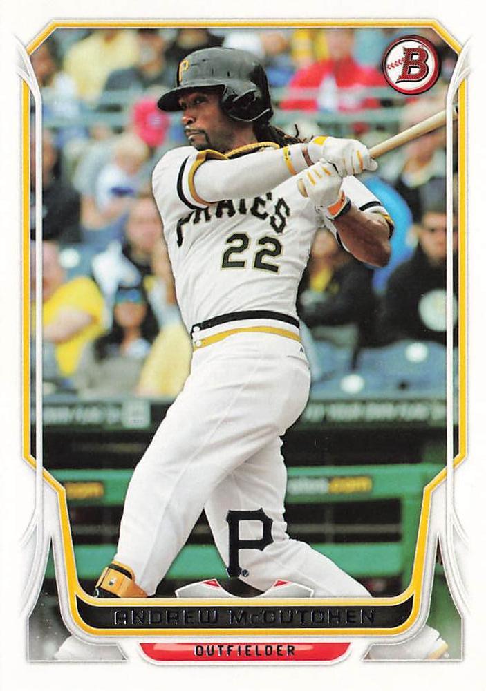 #150 Andrew McCutchen - Pittsburgh Pirates - 2014 Bowman Baseball