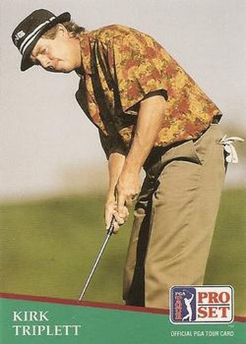 #150 Kirk Triplett - 1991 Pro Set PGA Tour Golf