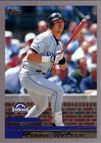 #150 Larry Walker - Colorado Rockies - 2000 Topps Baseball