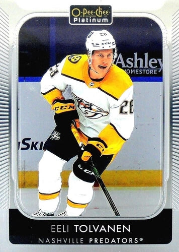 #150 Eeli Tolvanen - Nashville Predators - 2021-22 O-Pee-Chee Platinum Hockey