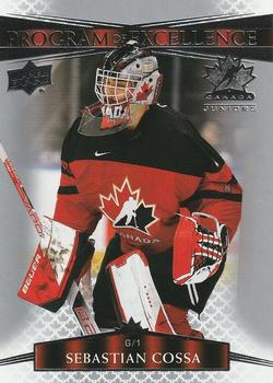 #150 Sebastian Cossa - Canada - 2022-23 Upper Deck Team Canada Juniors Hockey