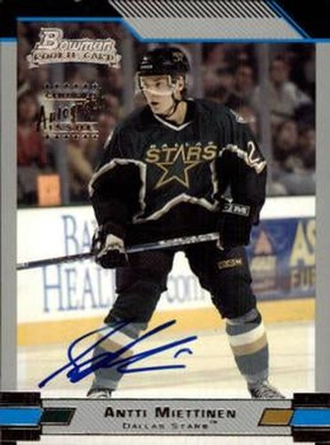 #150 Antti Miettinen - Dallas Stars - 2003-04 Bowman Draft Picks and Prospects Hockey