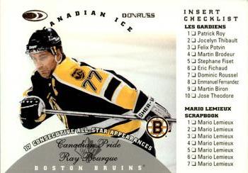 #150 Ray Bourque - Boston Bruins - 1996-97 Donruss Canadian Ice Hockey