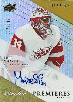 #150 Petr Mrazek - Detroit Red Wings - 2013-14 Upper Deck Trilogy Hockey