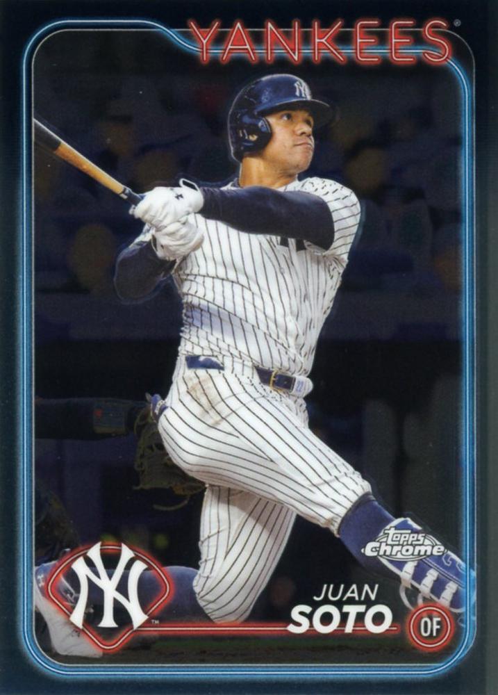 #150 Juan Soto - New York Yankees - 2024 Topps Chrome Baseball