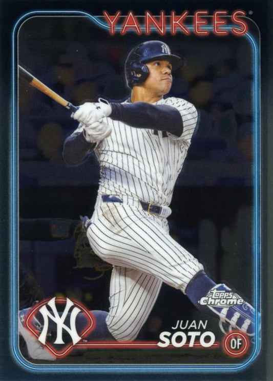 #150 Juan Soto - New York Yankees - 2024 Topps Chrome Baseball