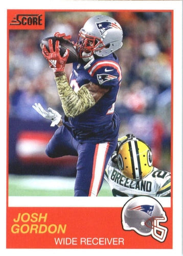 #150 Josh Gordon - New England Patriots - 2019 Score Football