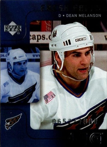 #150 Dean Melanson - Washington Capitals - 2001-02 Upper Deck Ice Hockey
