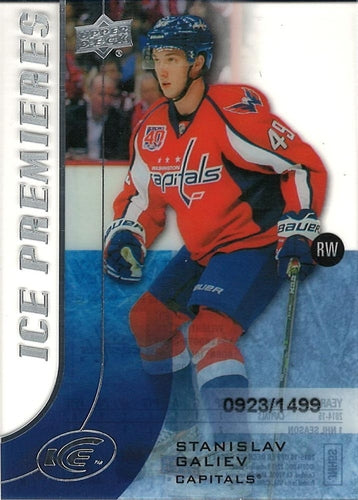 #150 - Stanislav Galiev - Washington Capitals - 2015-16 Upper Deck Ice Hockey