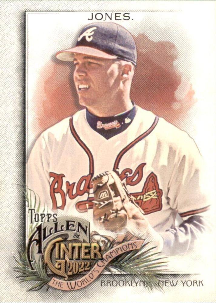 #150 Chipper Jones - Atlanta Braves - 2022 Topps Allen & Ginter Baseball