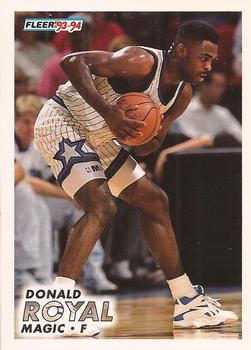 #150 Donald Royal - Orlando Magic - 1993-94 Fleer Basketball