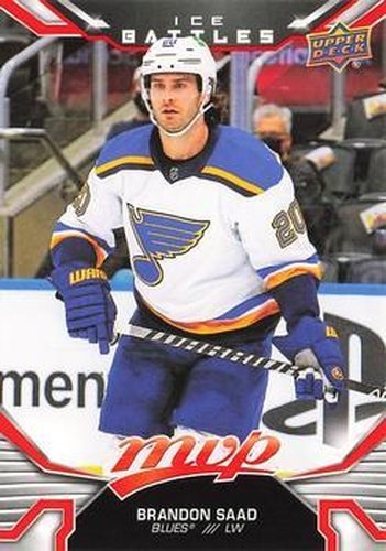 #150 Brandon Saad - St. Louis Blues - 2022-23 Upper Deck MVP - Ice Battles Hockey