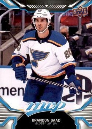 #150 Brandon Saad - St. Louis Blues - 2022-23 Upper Deck MVP Hockey