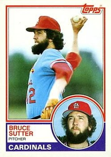 #150 Bruce Sutter - St. Louis Cardinals - 1983 Topps Baseball