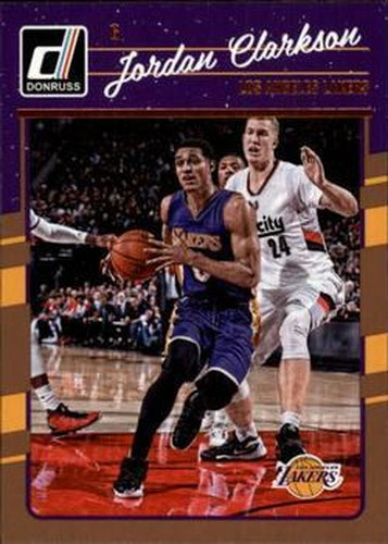 #150 Jordan Clarkson - Los Angeles Lakers - 2016-17 Donruss Basketball
