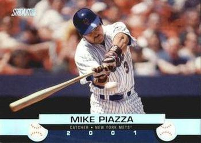#150 Mike Piazza - New York Mets - 2001 Stadium Club Baseball