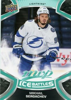 #150 Mikhail Sergachev - Tampa Bay Lightning - 2021-22 Upper Deck MVP - Ice Battles Hockey