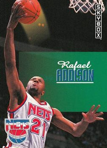 #150 Rafael Addison - New Jersey Nets - 1992-93 SkyBox Basketball
