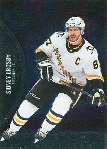 #150 Sidney Crosby - Pittsburgh Penguins - 2021-22 Skybox Metal Universe Hockey