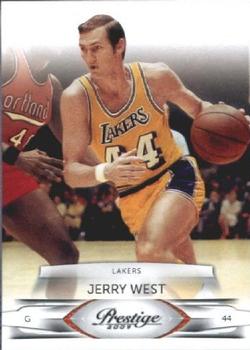 #150 Jerry West - Los Angeles Lakers - 2009-10 Panini Prestige Basketball