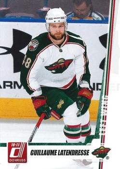 #150 Guillaume Latendresse - Minnesota Wild - 2010-11 Donruss Hockey