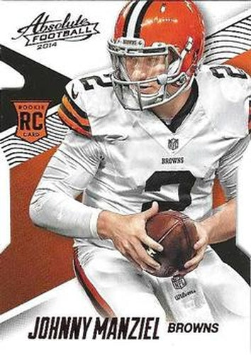 #150 Johnny Manziel - Cleveland Browns - 2014 Panini Absolute - Red Football