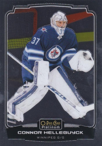 #150 Connor Hellebuyck - Winnipeg Jets - 2022-23 O-Pee-Chee Platinum Hockey