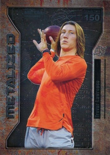 #150 Trevor Lawrence - 2021 SkyBox Metal Universe Champions